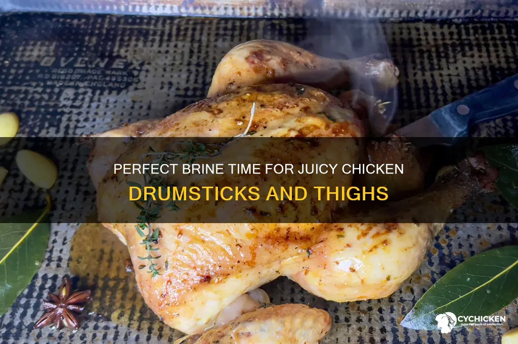 how long to brine chicken drumsticks and thighs