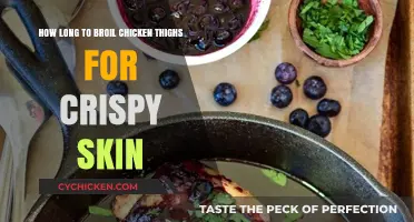 Perfectly Crispy Chicken Thighs: Mastering Broiling Time for Golden Skin