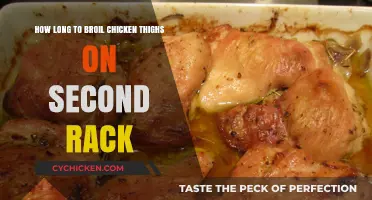 Perfectly Broiled Chicken Thighs: Timing Tips for the Second Rack