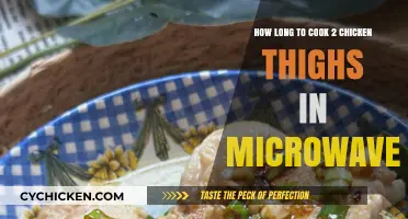 Microwave Chicken Thighs: Quick Cooking Time for 2 Thighs