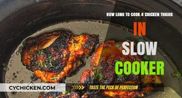 Slow Cooker Chicken Thighs: Perfect Cooking Time for 4 Pieces