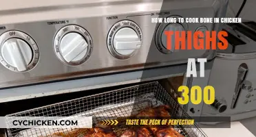 Perfectly Cooked Bone-In Chicken Thighs at 300°F: Timing Tips