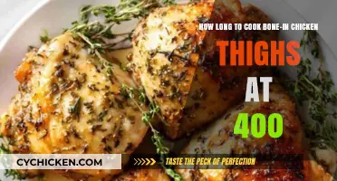 Perfectly Cooked Bone-In Chicken Thighs at 400°F: Timing Tips