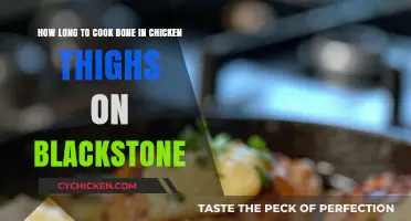 Perfect Blackstone Grilled Bone-In Chicken Thighs: Cooking Time Guide