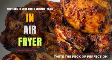 Perfect Air Fryer Boneless Chicken Thighs: Cooking Time Guide
