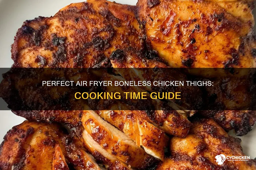 how long to cook boned chicken thighs in air fryer