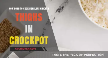 Perfect Crockpot Boneleas Chicken Thighs: Cooking Time & Tips