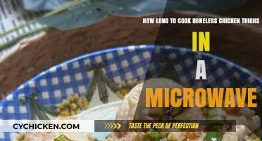 Microwave-Safe: Perfectly Cooked Boneless Chicken Thighs Timing Guide