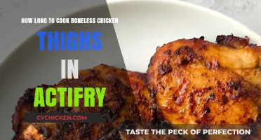Perfectly Cooked Boneless Chicken Thighs in Actifry: Timing Tips