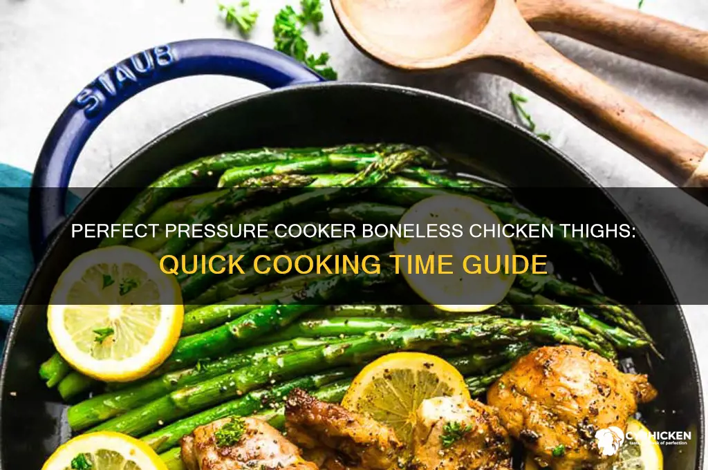 how long to cook boneless chicken thighs in pressure cooker
