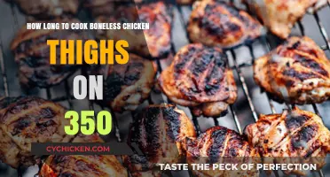 Perfectly Cooked Boneless Chicken Thighs at 350°F: Timing Tips