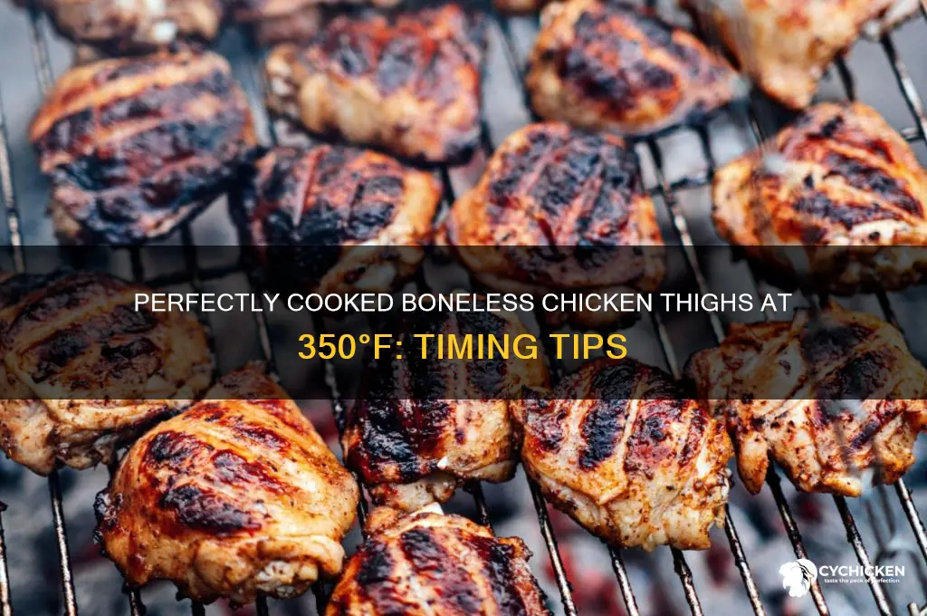 how long to cook boneless chicken thighs on 350