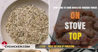 Perfect Stove-Top Boneless Chicken Thighs: Cooking Time & Tips