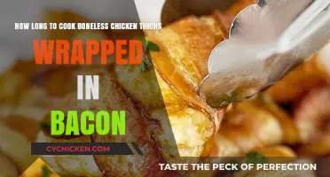 Perfectly Cooked Bacon-Wrapped Boneless Chicken Thighs: Timing Tips