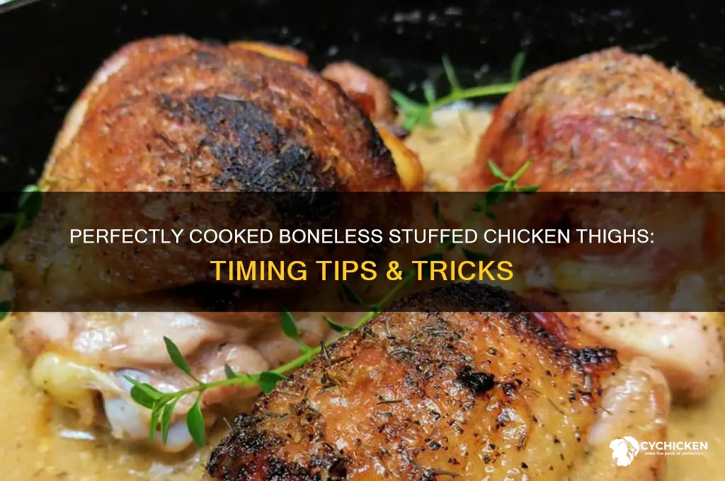 how long to cook boneless stuffed chicken thighs