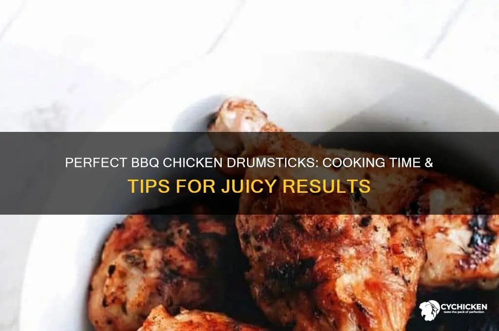 how long to cook chicken drumsticks with bbq sauce