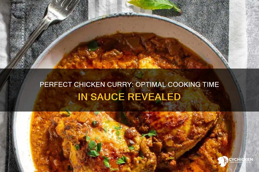 how long to cook chicken in curry sauce