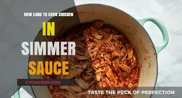 Perfectly Simmered Chicken: Timing Tips for Rich, Flavorful Sauce