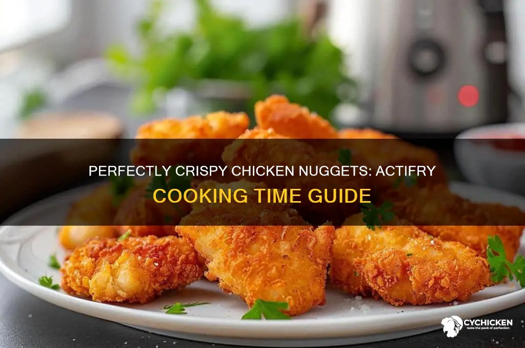 how long to cook chicken nuggets in actifry