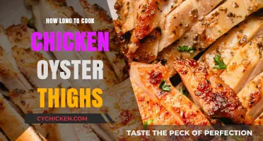 Perfectly Cooked Chicken Oyster Thighs: Timing Tips for Juicy Results