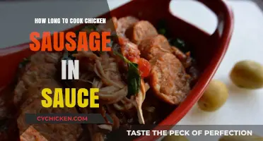 Perfect Chicken Sausage in Sauce: Cooking Time and Tips