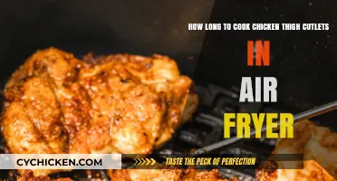 Perfect Air Fryer Chicken Thigh Cutlets: Cooking Time & Tips