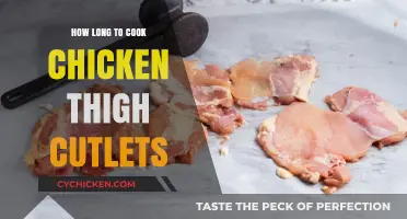 Perfectly Cooked Chicken Thigh Cutlets: Timing Tips for Juicy Results