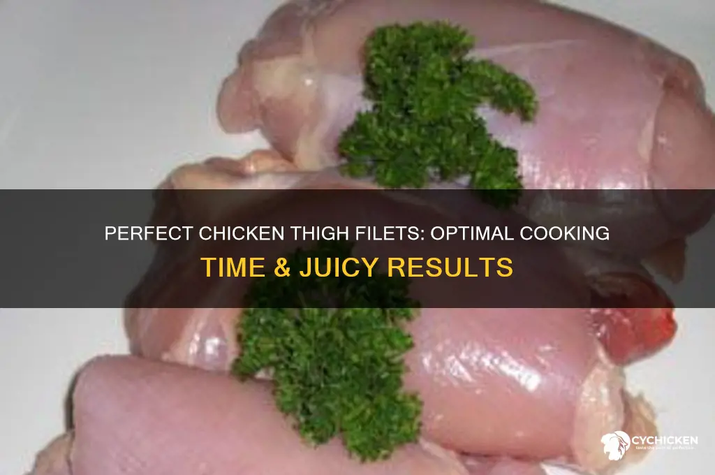 how long to cook chicken thigh filets
