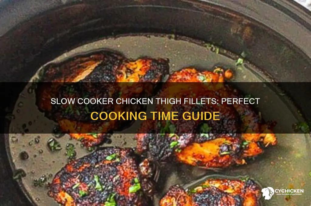 how long to cook chicken thigh fillets in slow cooker