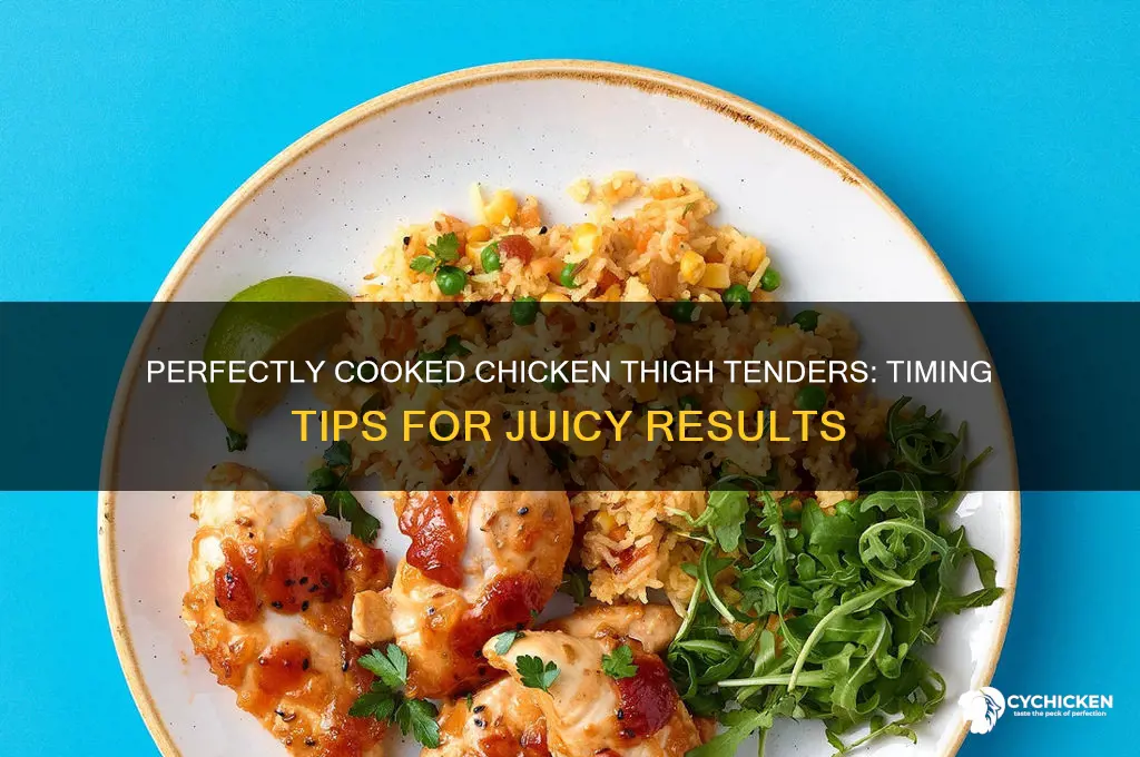 how long to cook chicken thigh tenders