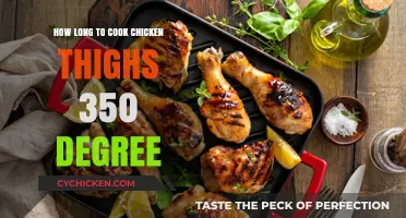 Perfectly Cooked Chicken Thighs at 350°F: Timing Tips