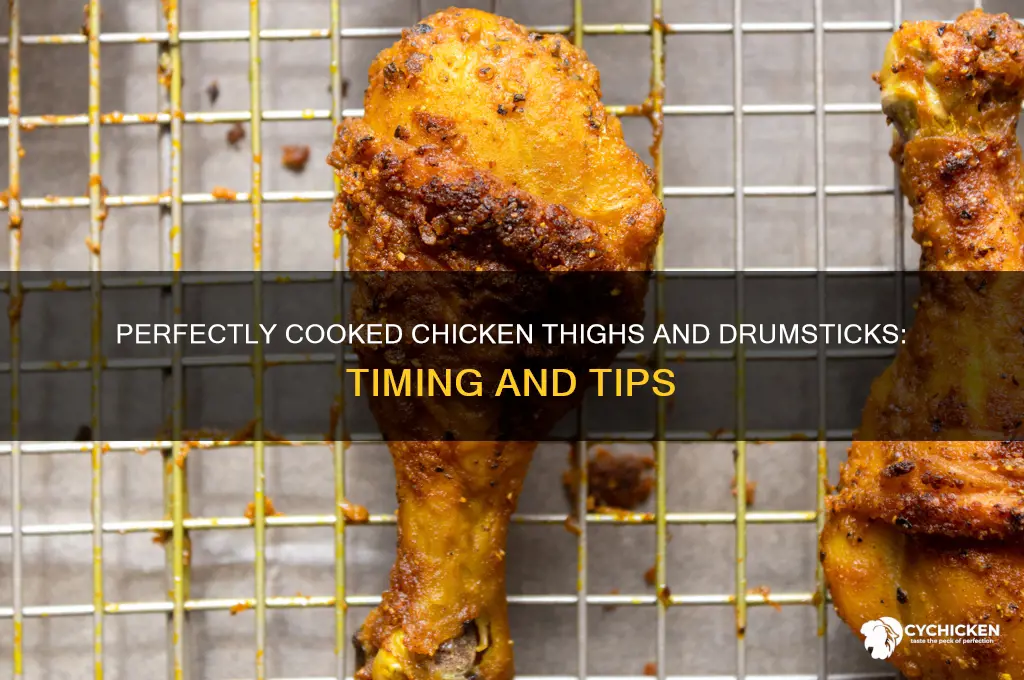 how long to cook chicken thighs and drumsticks