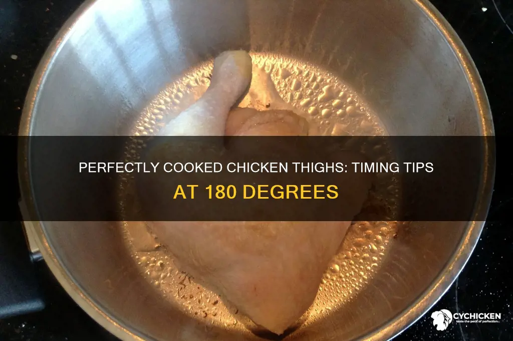 how long to cook chicken thighs at 180 degrees
