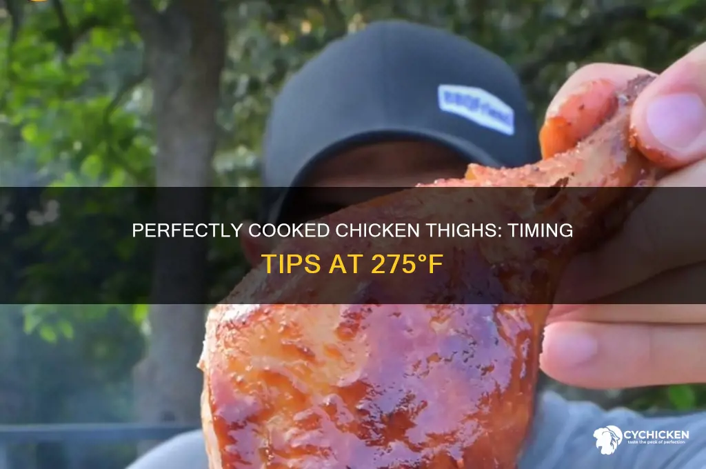 how long to cook chicken thighs at 275