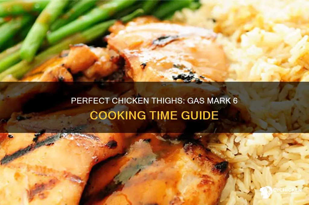how long to cook chicken thighs gas mark 6