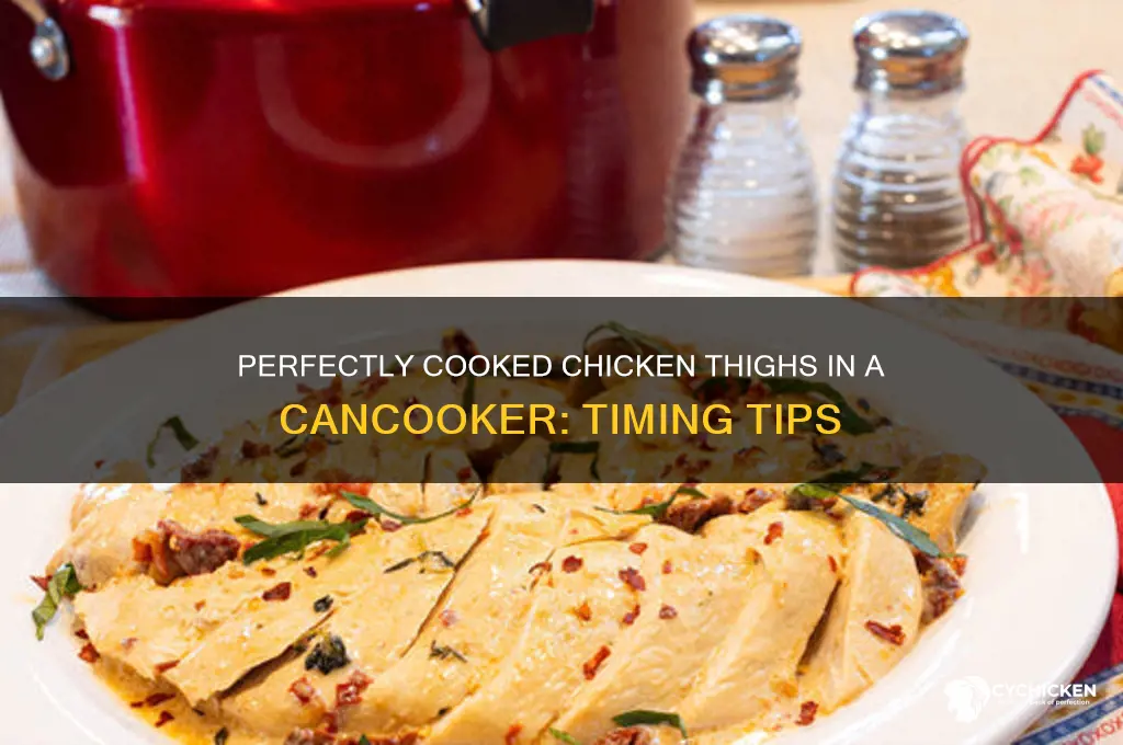 how long to cook chicken thighs in cancooker