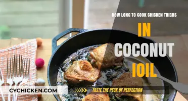 Perfectly Crispy Chicken Thighs: Coconut Oil Cooking Time Guide