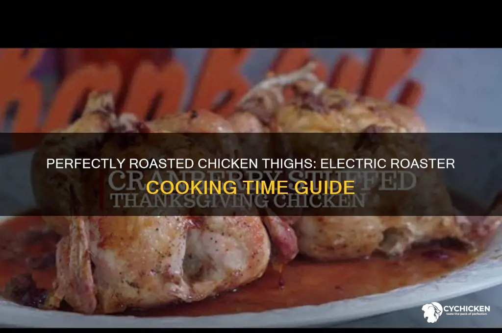 how long to cook chicken thighs in electric roaster
