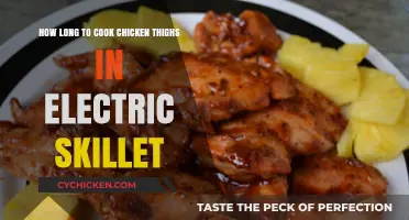 Perfectly Cooked Chicken Thighs: Electric Skillet Timing Guide