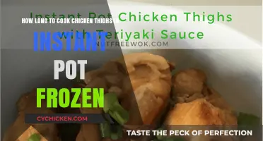 Instant Pot Frozen Chicken Thighs: Perfect Cooking Time Guide
