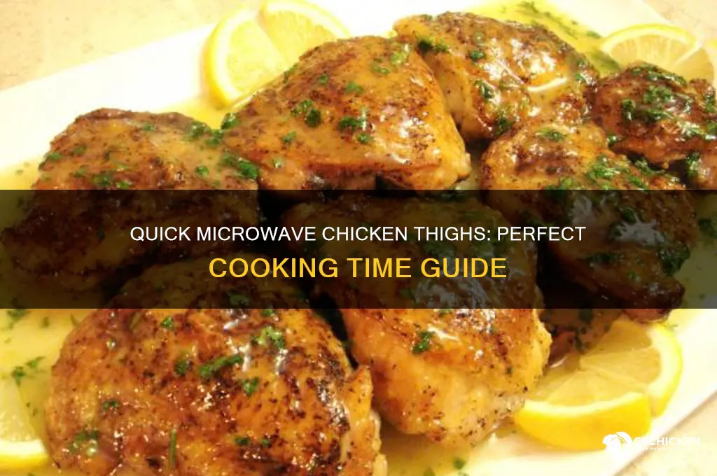 how long to cook chicken thighs in microwave