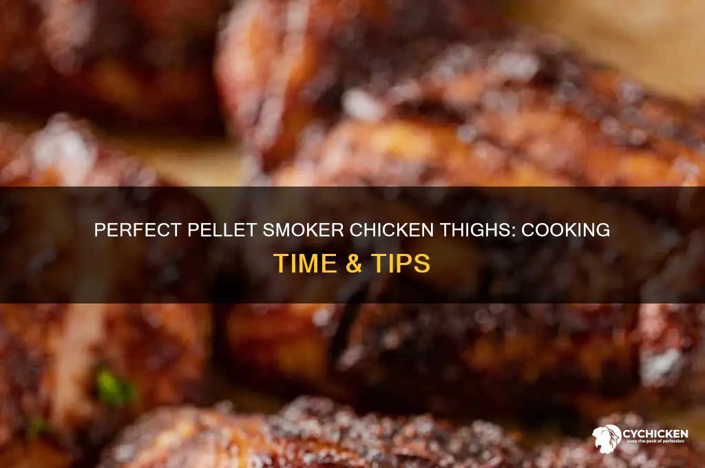 how long to cook chicken thighs in pellet smoker