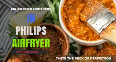 Perfectly Crispy Chicken Thighs: Philips Airfryer Cooking Time Guide