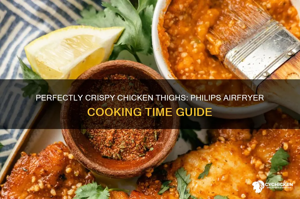 how long to cook chicken thighs in philips airfryer
