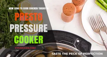 Perfectly Cooked Chicken Thighs in Your Presto Pressure Cooker: Timing Tips
