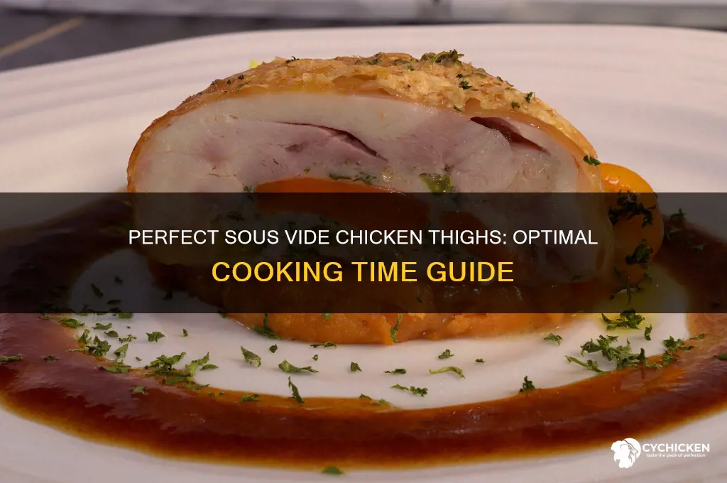 how long to cook chicken thighs in sous vide