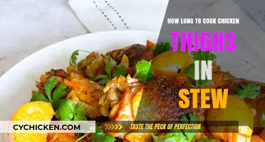 Perfectly Tender Chicken Thighs: Stew Cooking Time Guide