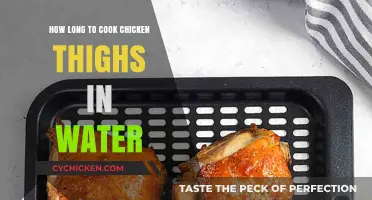 Perfectly Cooked Chicken Thighs: Water Cooking Time Guide