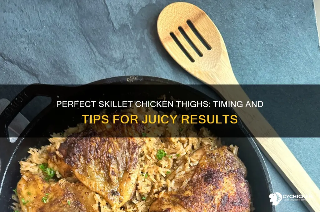 how long to cook chicken thighs on skillet