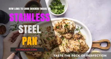 Perfectly Cooked Chicken Thighs: Stainless Steel Pan Timing Guide